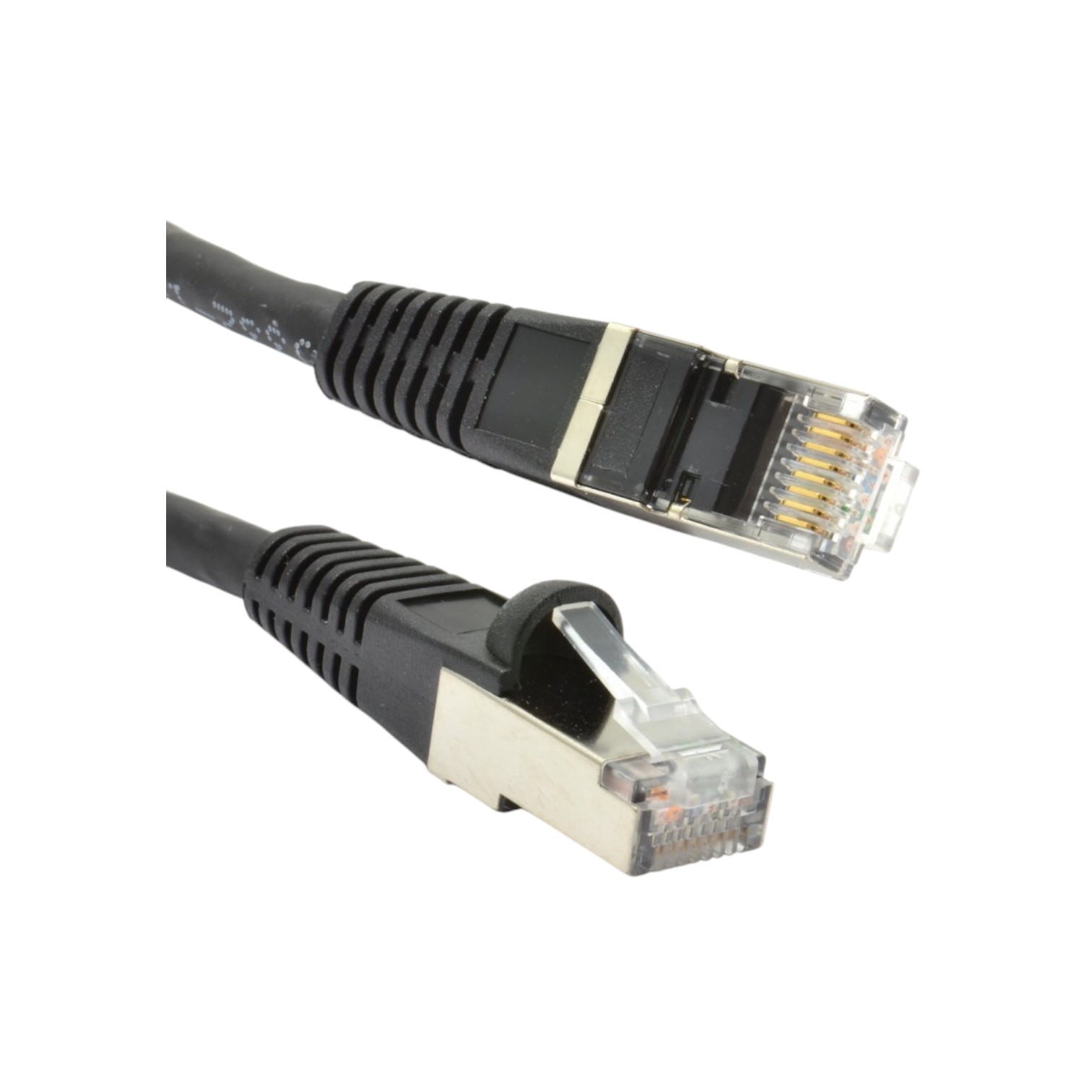 ehternet cable 10m-Photoroom Ethernet Patch 10 Gigabit Cable 10m Black (Cat6A SSTP LSZH RJ45) - Image 1