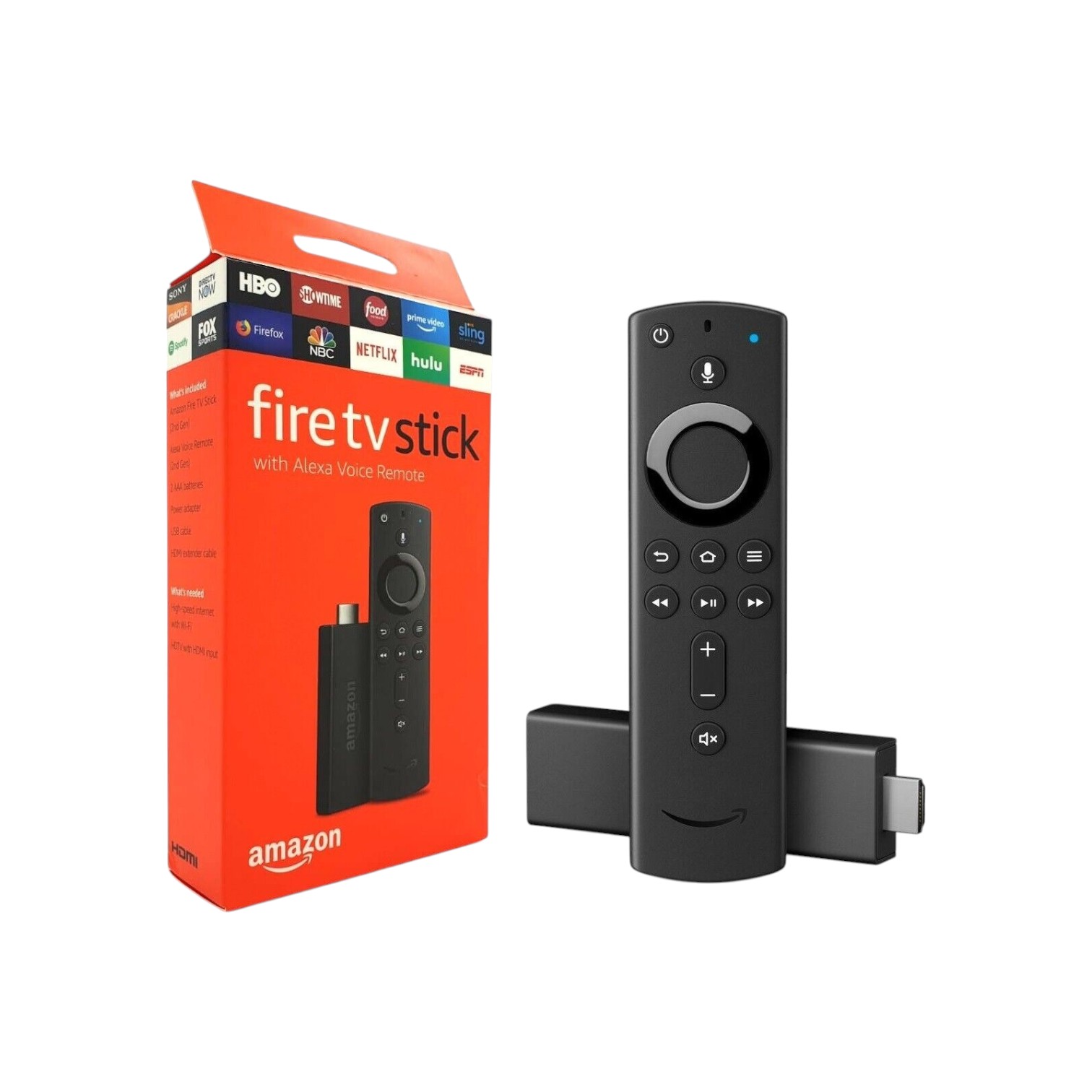 fire tv stick-Photoroom Amazon FireTV Stick with Alexa Remote - (Brand New) - Image 1