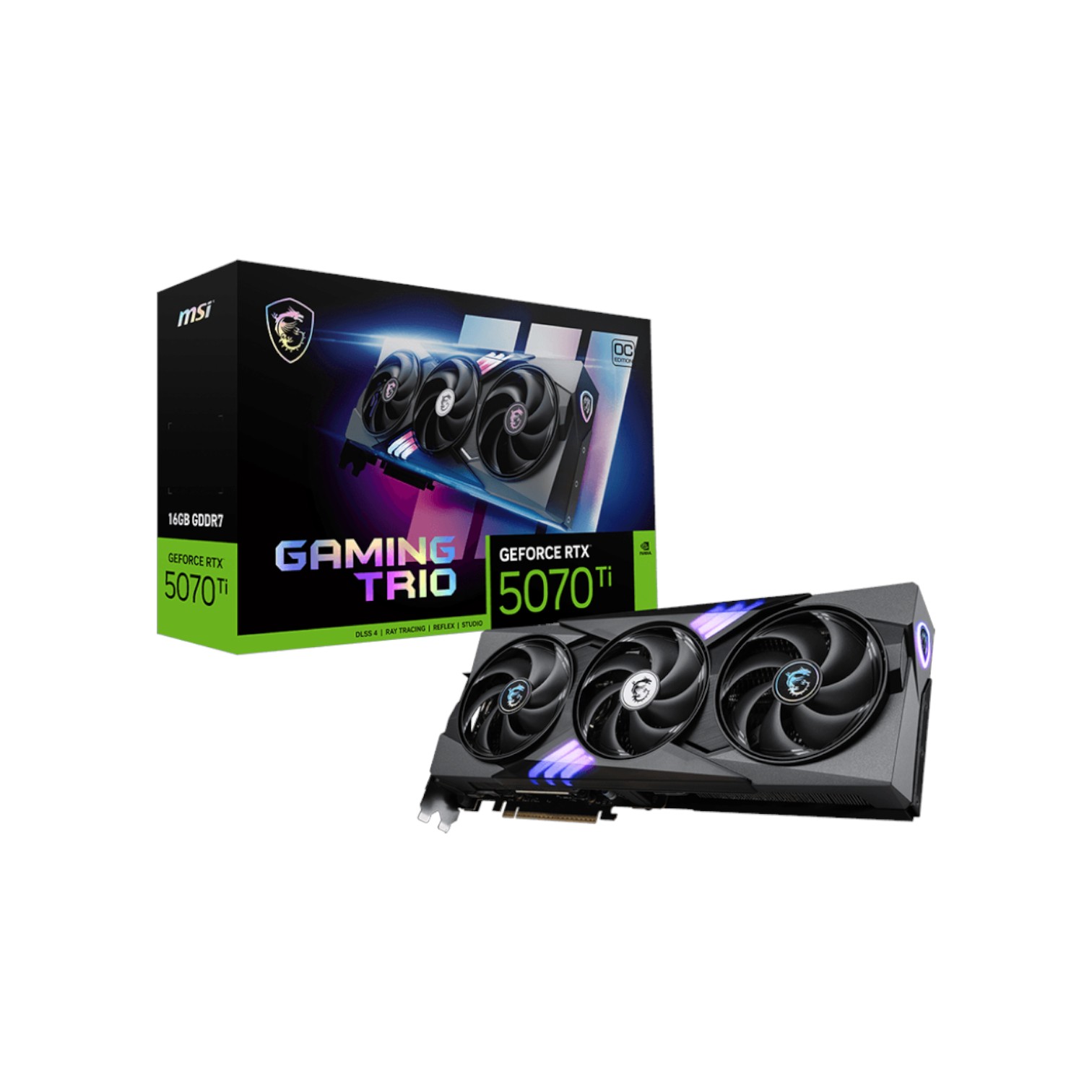 MSI NVIDIA GeForce RTX 5070 Ti 16GB GDDR7 GAMING TRIO OC PLUS Graphics Card - NEW-Photoroom MSI NVIDIA GeForce RTX 5070 Ti 16GB GDDR7 GAMING TRIO OC Plus Graphics Card - NEW - Image 1