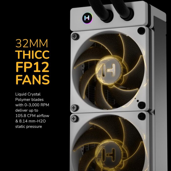 HYTE THICC Q60 240mm AIO RGB Liquid Cooler - (Brand New) - Image 2