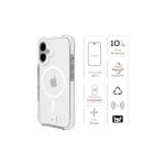 Ox Shield Series MagSafe Compatible Case for iPhone 16 - Wolf White - Image 3