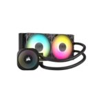 CORSAIR Nautilus 240 RS ARGB 240mm AIO Liquid CPU Cooler (Black) Intel & AMD Compatible - (Brand New) - Image 2