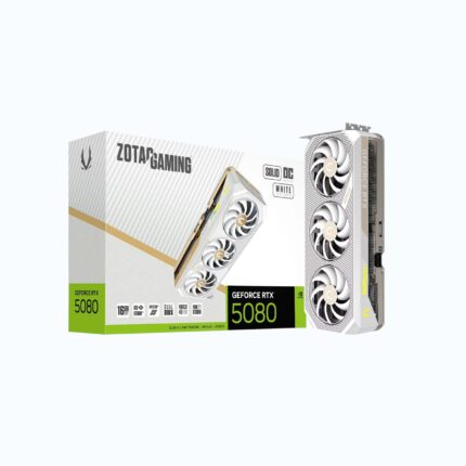 Zotac GeForce RTX 5080 Solid OC Edition Graphics Card (White Edition) - Brand New