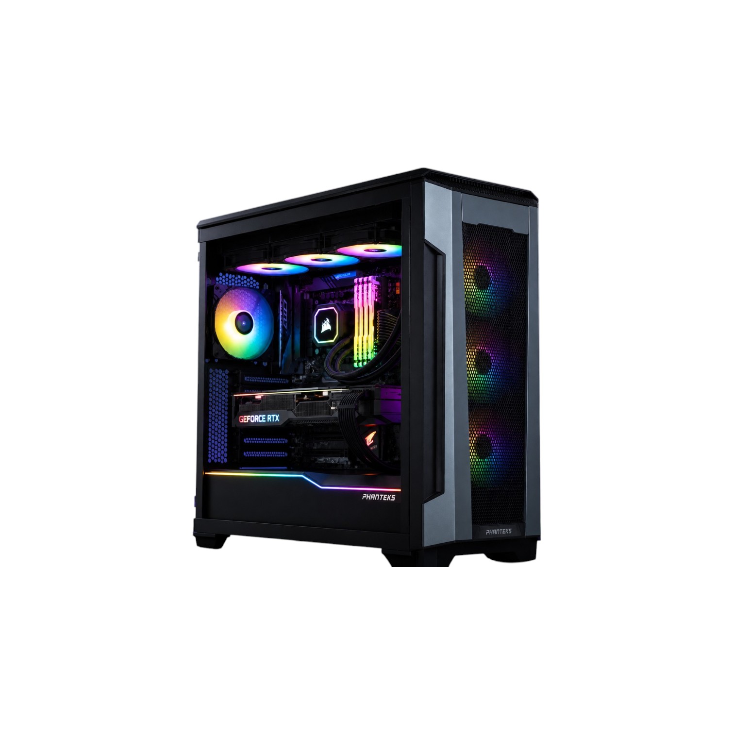 WarHawk Gaming PC WarHawk Gaming PC - intel Core i9-9900K, RTX 5070, 32GB DDR4 RAM, 1TB SSD - (Renewed PC) - Image 1